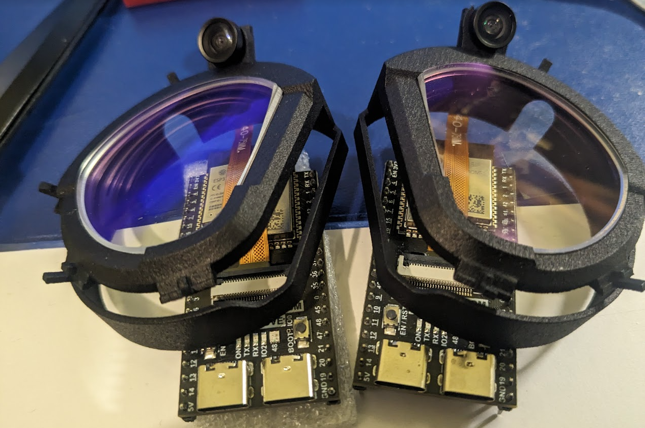 Cameras, mounts and VROptician Lenses