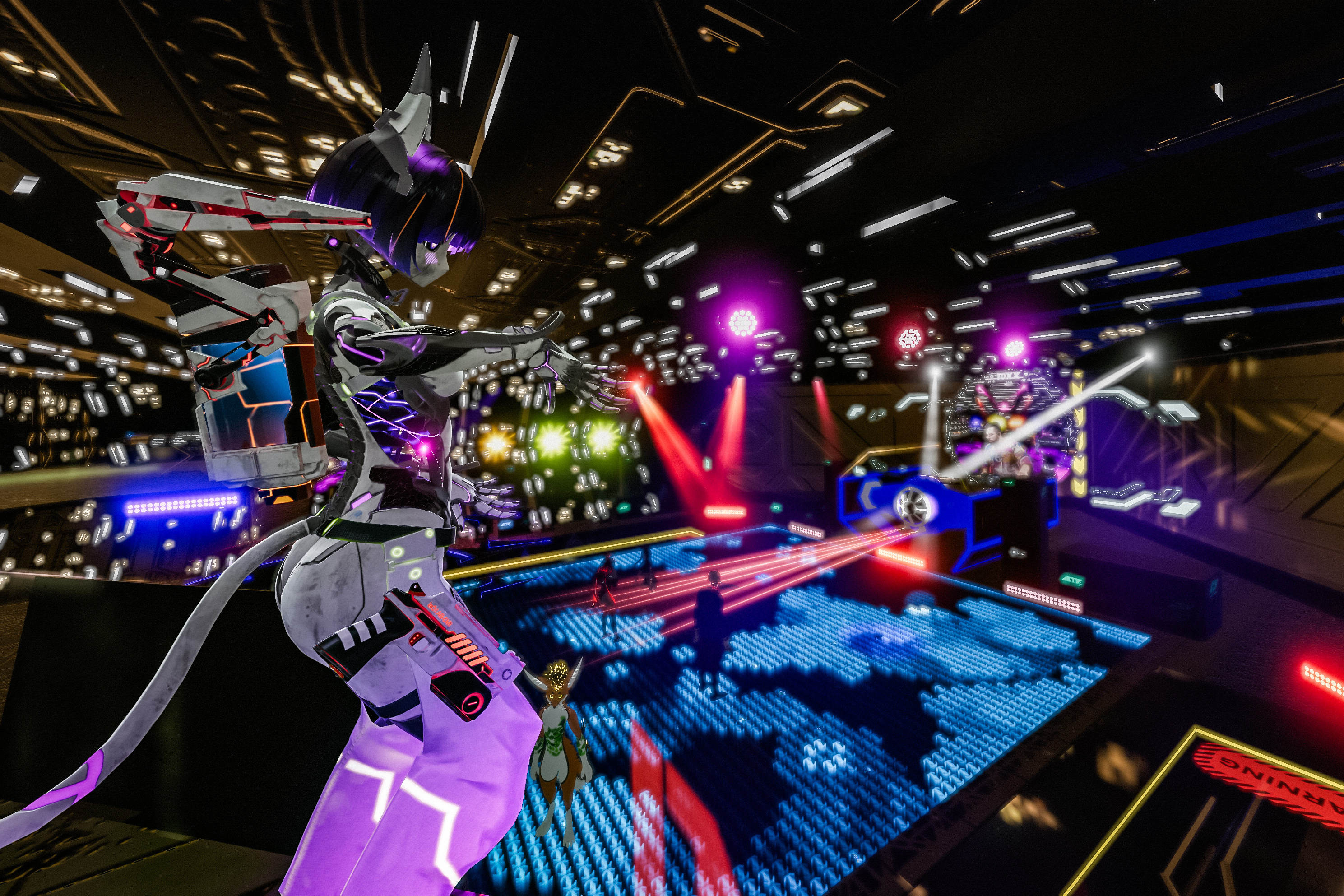 The dark side has partying robots