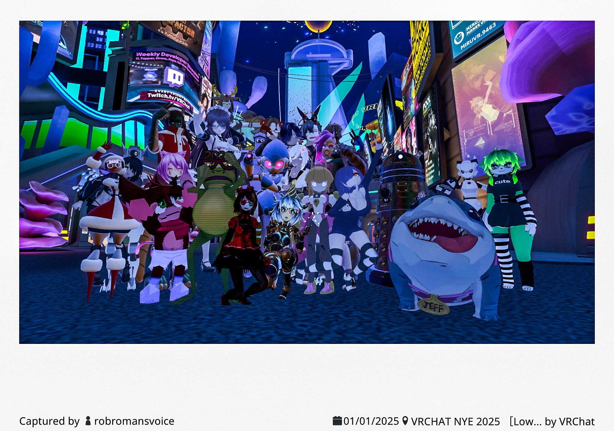 New Years Eve with the sweetest robots